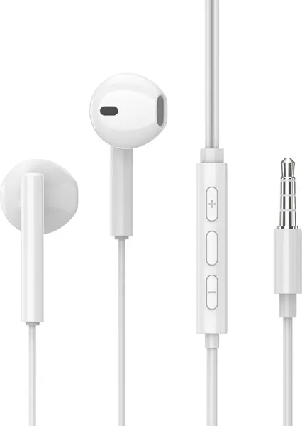 Стереогарнитура проводная Jack 3.5 Stereo Air, белый, Deppa 44188