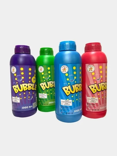 Жидкость для мыльных пузырей BUBBLE, 1 л