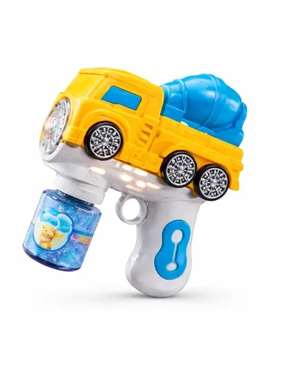 Детский пистолет для мыльных пузырей, Space Bubble Gun с LED подсветкой автоматический