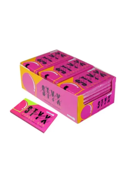 Жевательная резинка без сахара "STYX" со вкусом pink bubblegum, 24 штуки