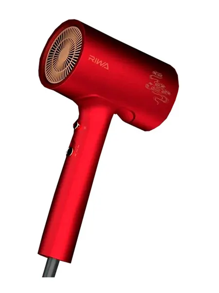 Фен Riwa Hair Dryer (RC-7811) Red, 1600 Вт, красный, Ионизация,