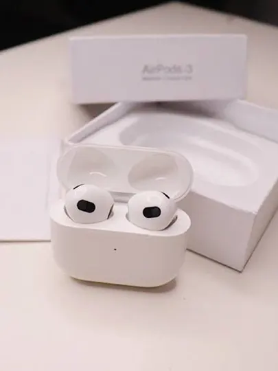 Наушники премиум-класса в стиле AirPods 3, оригинальный дизайн, мощные басы - Наушники
