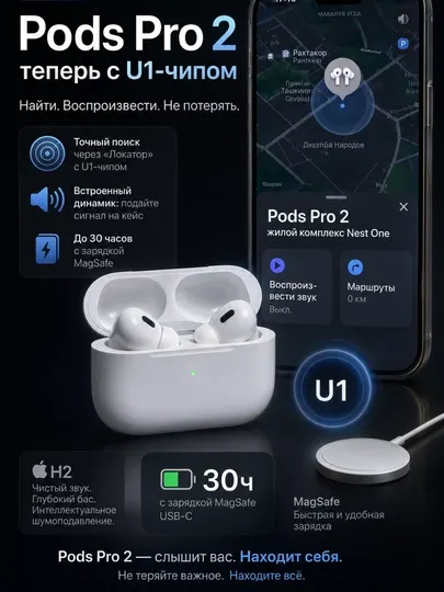 Pods Pro беспроводные наушники — сенсорные Bluetooth, для Android, iPhone и Windows - Наушники