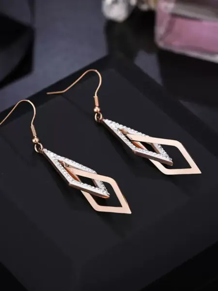 Buena Tienda Серьги бижутерия висячие длинные
