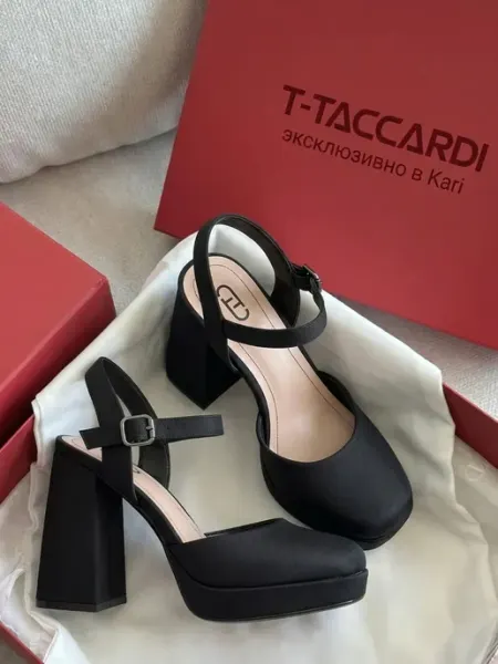 Туфли на высоком каблуке с открытой пяткой T.TACCARDI
