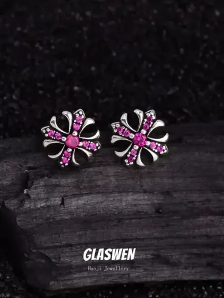 Серьги Chrome Hearts Хром Хартс бижутерия У2К Zasvet