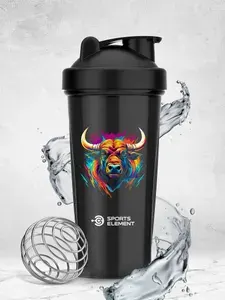 Шейкер спортивный для протеина и спортивного питания "Colour bull" 600 мл.