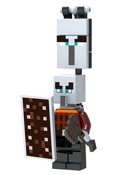 Фигурка персонажа "Minecraft", Разбойник, конструктор Polegon