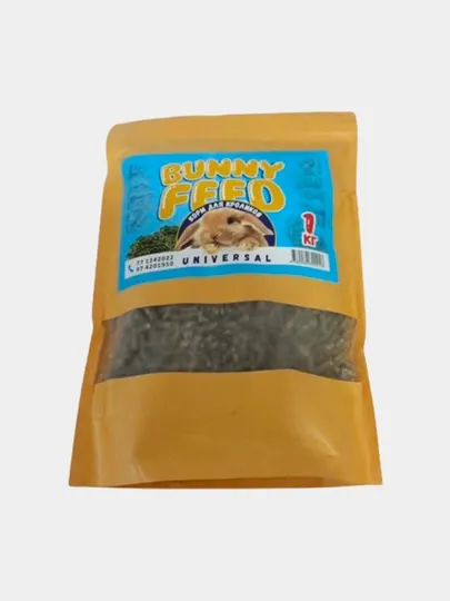Корм для кроликов и грызунов Bunny Feed Universal, 1 кг и 3 кг