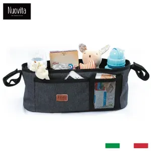 Сумка органайзер Nuovita Buono для детской прогулочной коляски, люльки, велосипеда, для мамы и малыша, для хранения подгузников, салфеток, игрушек, бутылочек.