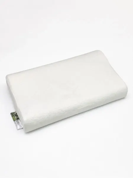 Ортопедическая подушка Memory Foam 50×30×10 см, белая, анатомическая форма, для сна - Анатомические и ортопедические подушки