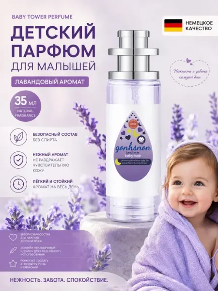 Детские духи цветочные легкий спрей на каждый день дома