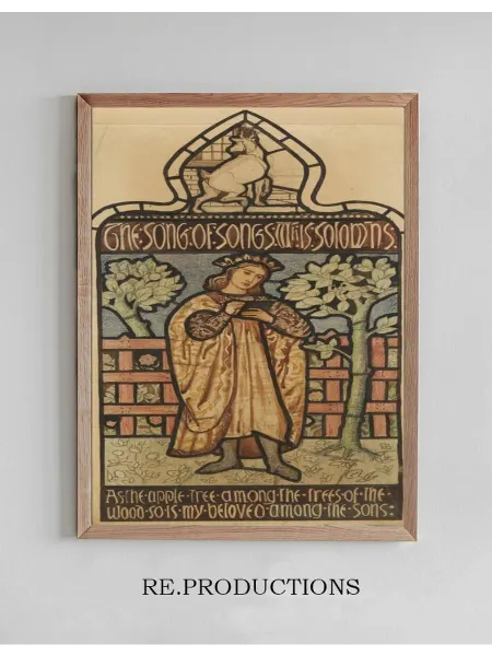 Re.productions Постер The Song of Solomon - Sir Edward Coley Burne-Jones