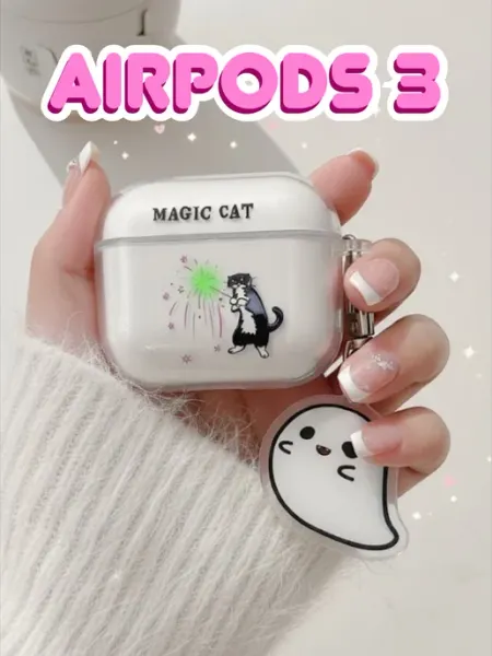 Чехол на наушники AirPods 3 Магический кот kittywow