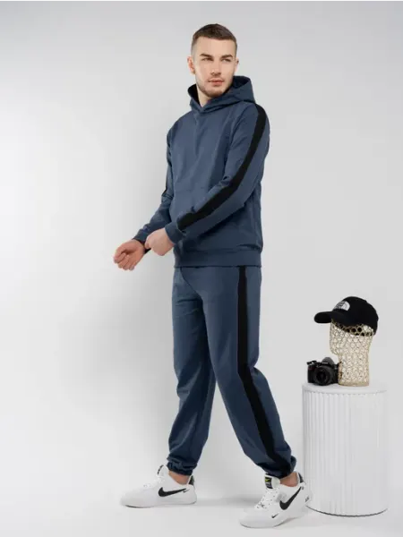 Спортивный костюм худи штаны без начеса HALEIN