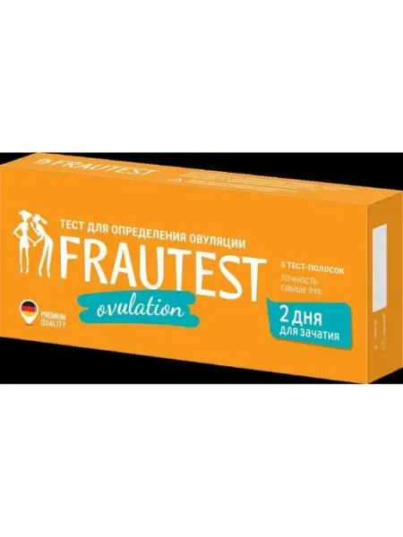 Тест-полоска для определения овуляции ovulation n5 Frautest