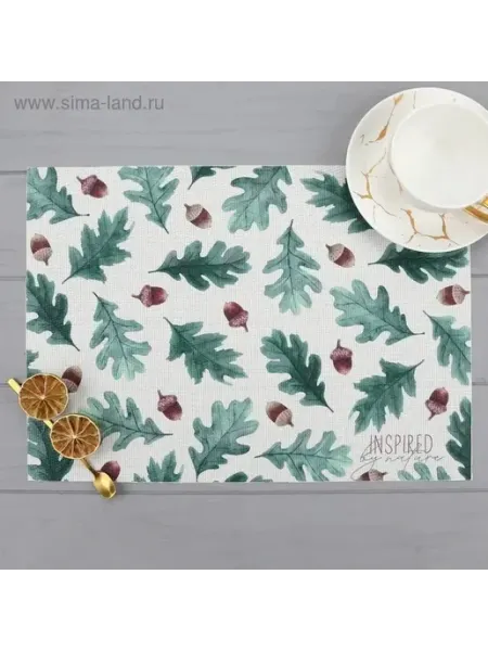 Праздничная пластиковая салфетка для стола
