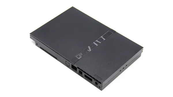 Корпус для приставки Sony PlayStation Slim 70XXX, пластик, черный