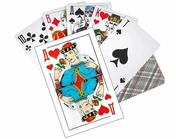 Карты игральные Queen ZXM c пластиковым покрытием 1 колода 36 карт