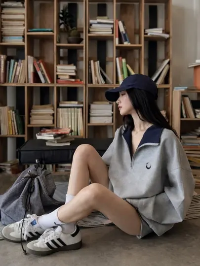 Свитшот Y2K, cвитшот женский, корейский стиль, весений-Еliyfashion, толстовка свитшот унисекс