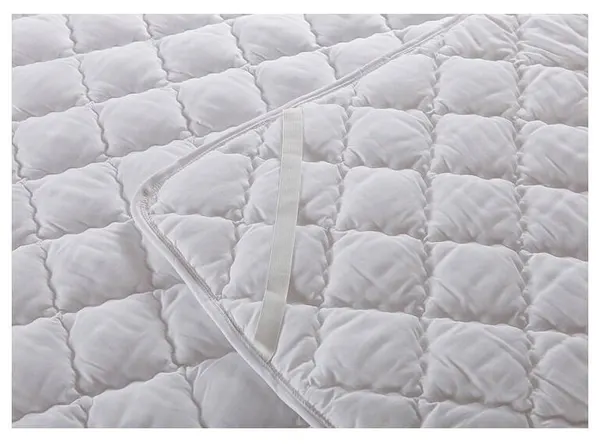 Наматрасник Sterling Home Textile "Лён", стёганый, гипоаллергенный, 140х200 см