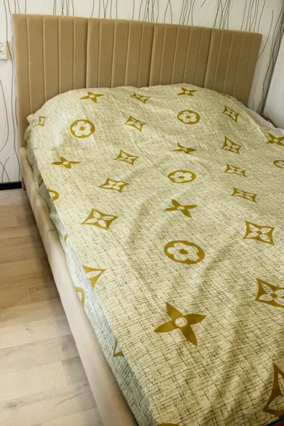 Простыня Королевство Сна "Геометрия", 1 спальная, бежевая, 120x200 см