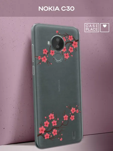 Nokia Чехол на C30 сакура