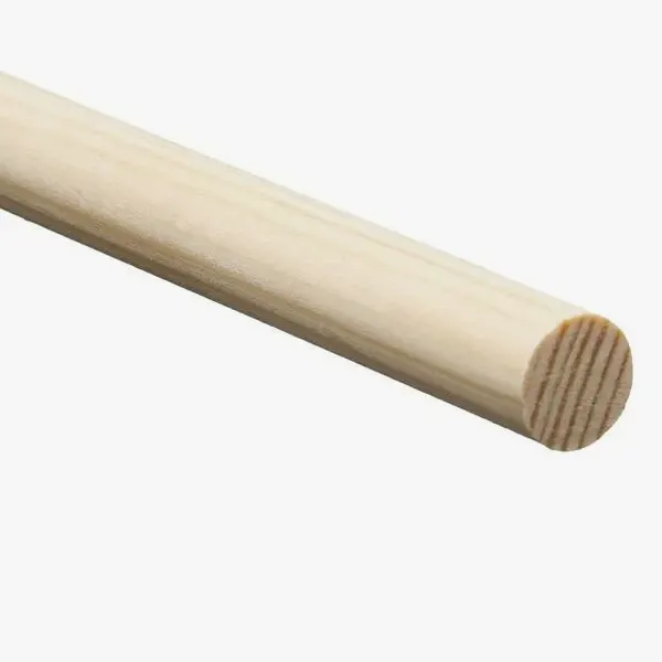 Шканты Fixer Rock 15, буковые, не рифлёные, 15 см x 1 м, 2 штуки