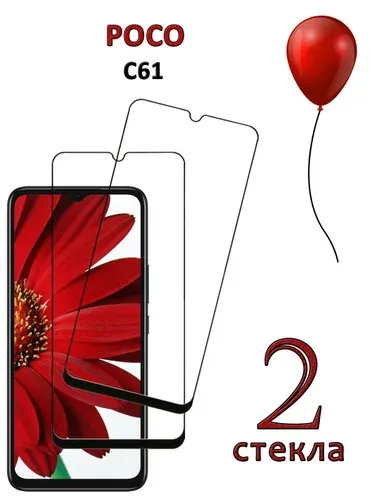 Защитное стекло для Poco C61