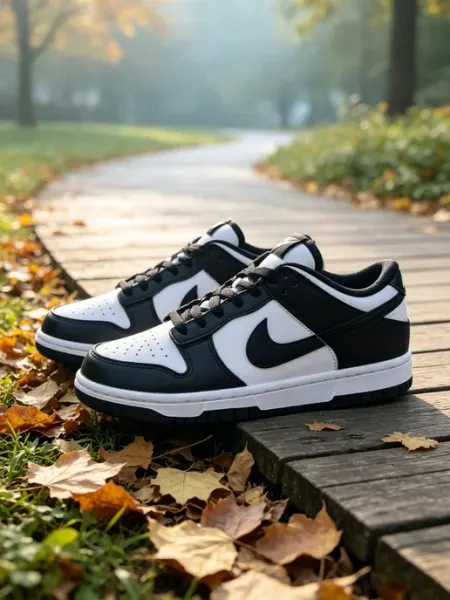 Кроссовки Найк Dunk чёрные классические уличные Nike