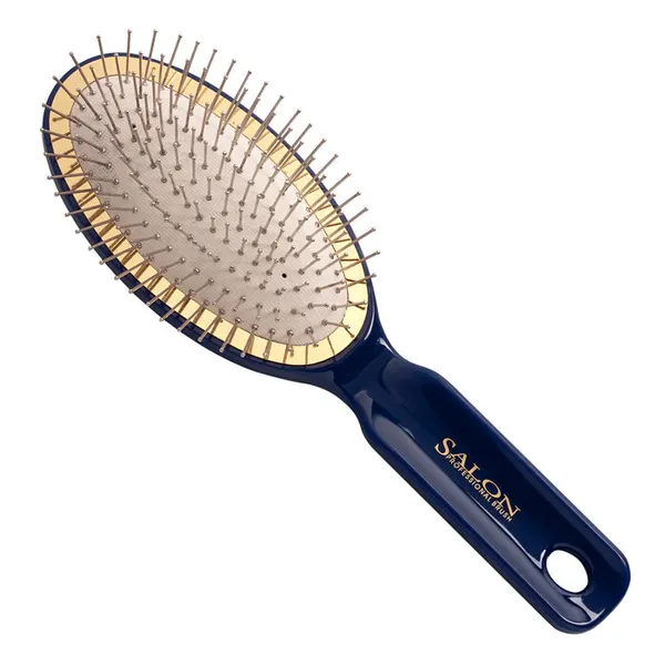 Щетка массажная Salon Professional 62020 пластиковая, зубцы - металлические штифты, L 225 мм