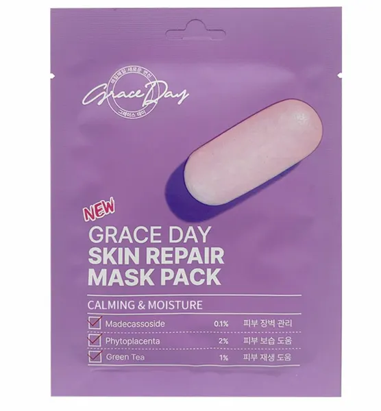 Grace Day Тканевая маска с экстрактом мадекассосида 27 г Skin Repair Mask Pack