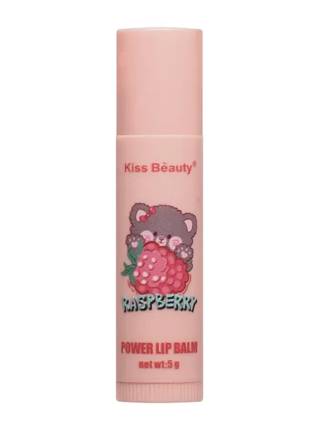 Бальзам-тинт для губ Kiss Beauty Baby Bear, с ароматом малины, 5г