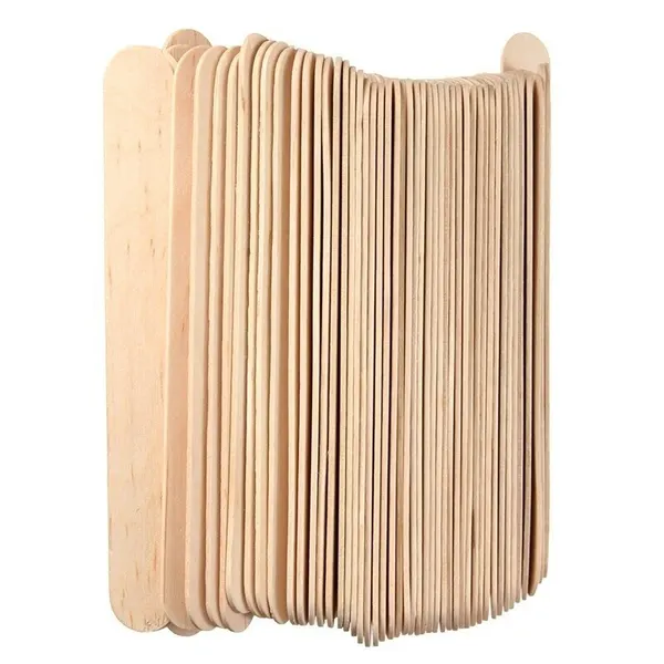 Шпатель кометический LEI деревянный, 50 шт
