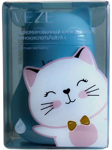 Парфюмированный крем для рук VEZE Аминокислоты шелка, 60 г