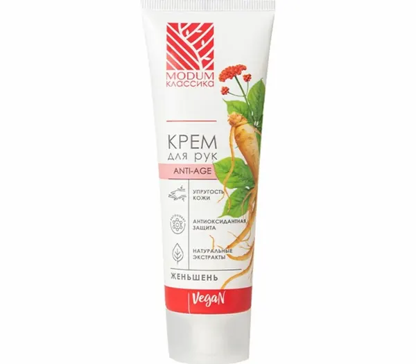 Modum Крем для рук классика Anti-age Женьшень 75 г