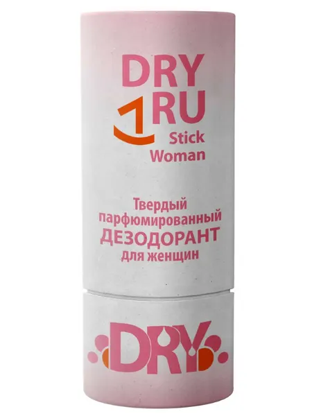 DRY RU STICK WOMAN дезодорант твердый парфюмированный для женщин 55МЛ