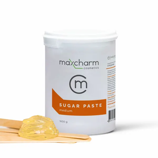 Сахарная паста для шугаринга Средняя MAXCHARM Sugar paste Medium, 600 гр