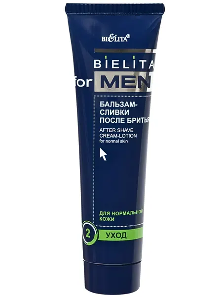 Бальзам после бритья сливки Белита BIELITA FOR MEN для нормальной кожи