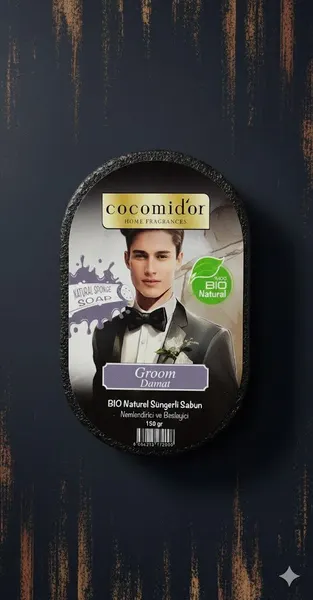 Cocomidor Groom Damat — инновационное мыло и мочалка 2-в-1 для бережного очищения, ежедневного ухода за кожей тела