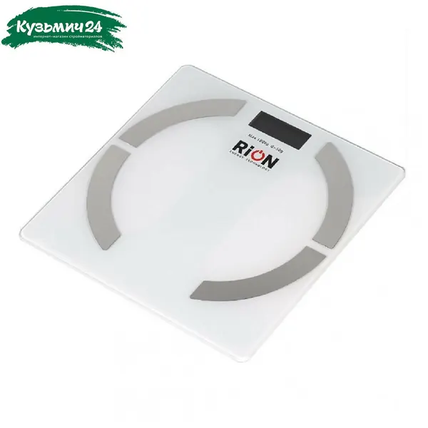 Весы напольные Rion Baobo-3W электронные Bluetooth LCD-дисплей белые, до 180 кг