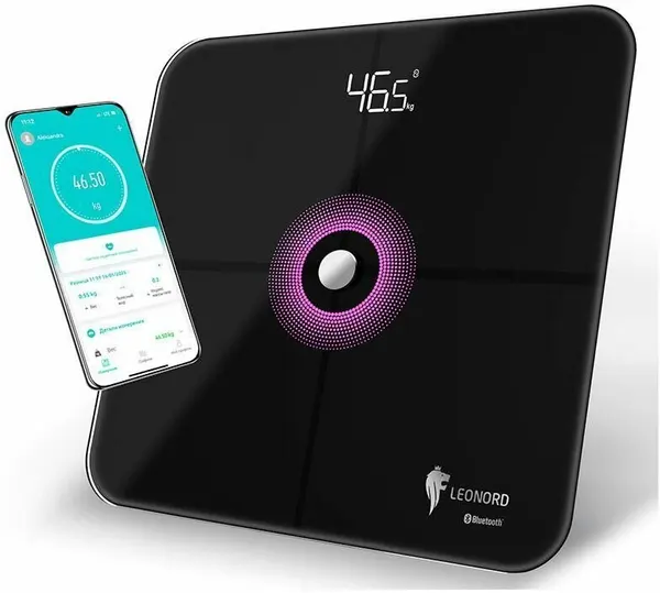 Весы напольный Leonord электронные для дома LE-1274 Bluetooth