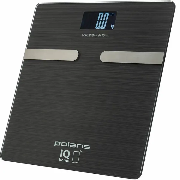 Весы напольные электронные Polaris PWS1892 IQ Home графитовый