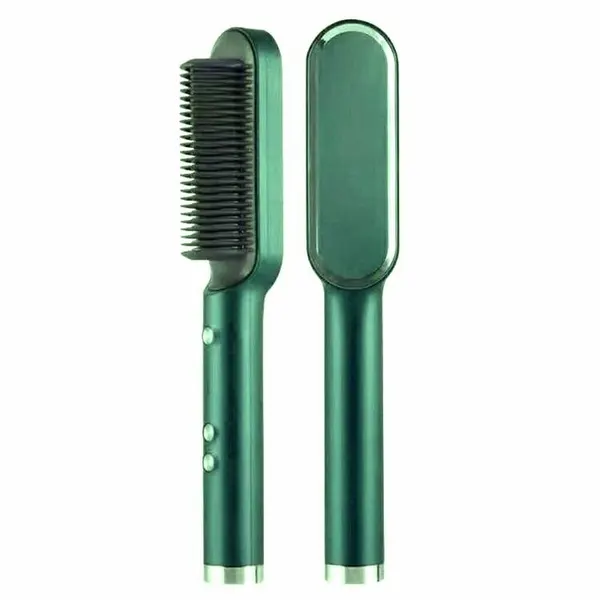 Выпрямитель волос Straight Comb FH909, 5 режимов, керамический, темно-зеленый
