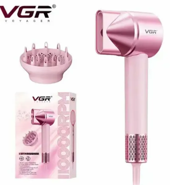 Фен VGR V-443, профессиональный, ионизация, три температурных режима