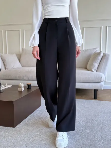Camicia Брюки палаццо классические широкие