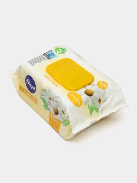 Влажные салфетки Sleepy "Camomile", 120 шт