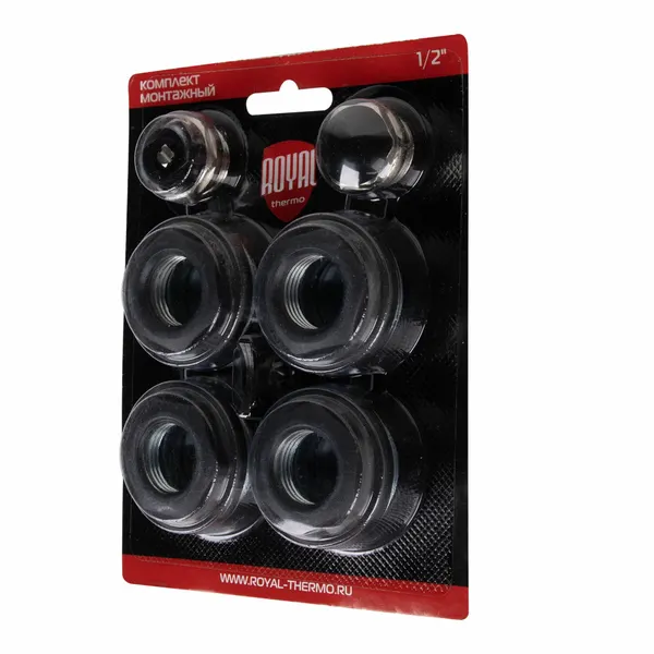 Комплект монтажный Royal Thermo 1 х 1/2" белый