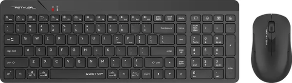 Комплект клавиатуры A4TECH и мыши Fstyler FG2300 2 клав: черный