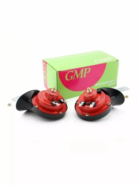 Автомобильный звуковой сигнал Avto ASK GMP, 2 шт, громкий, красный